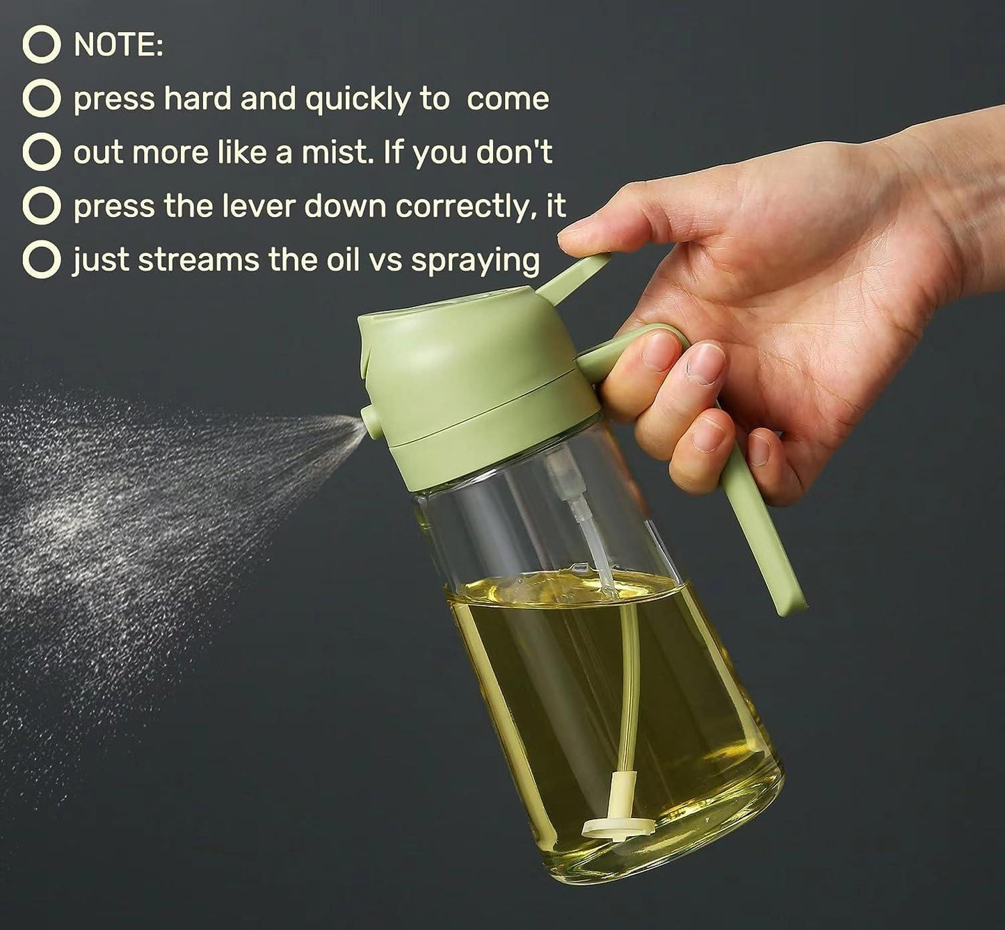 HomeSutra™ 500ml Portable Sprayer Oil Dispenser
