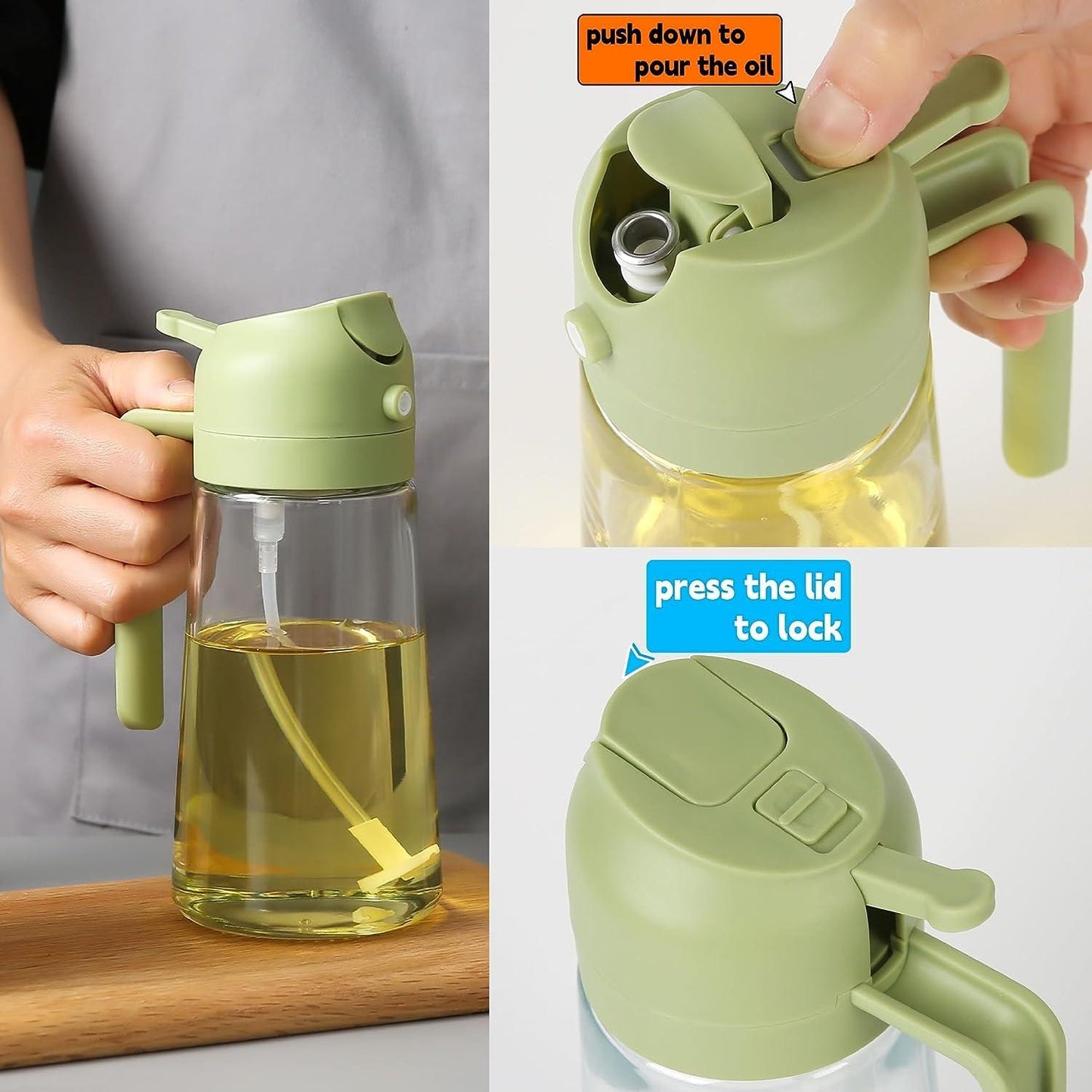 HomeSutra™ 500ml Portable Sprayer Oil Dispenser