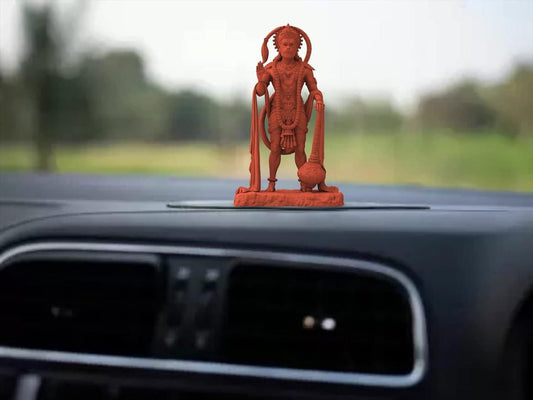 HomeSutra Lord King of Sarangpur Hanuman for Car Dashboard