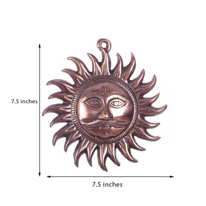 HomeSutra Metal Wall Hanging of Sun